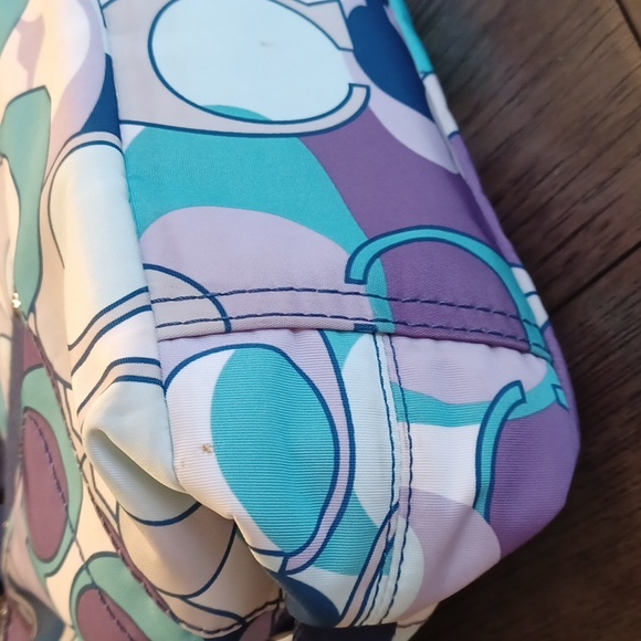 Coach Daisy Kyra Signature Scarf Print Tote Bag / Crossbody - Picture 10 of 16